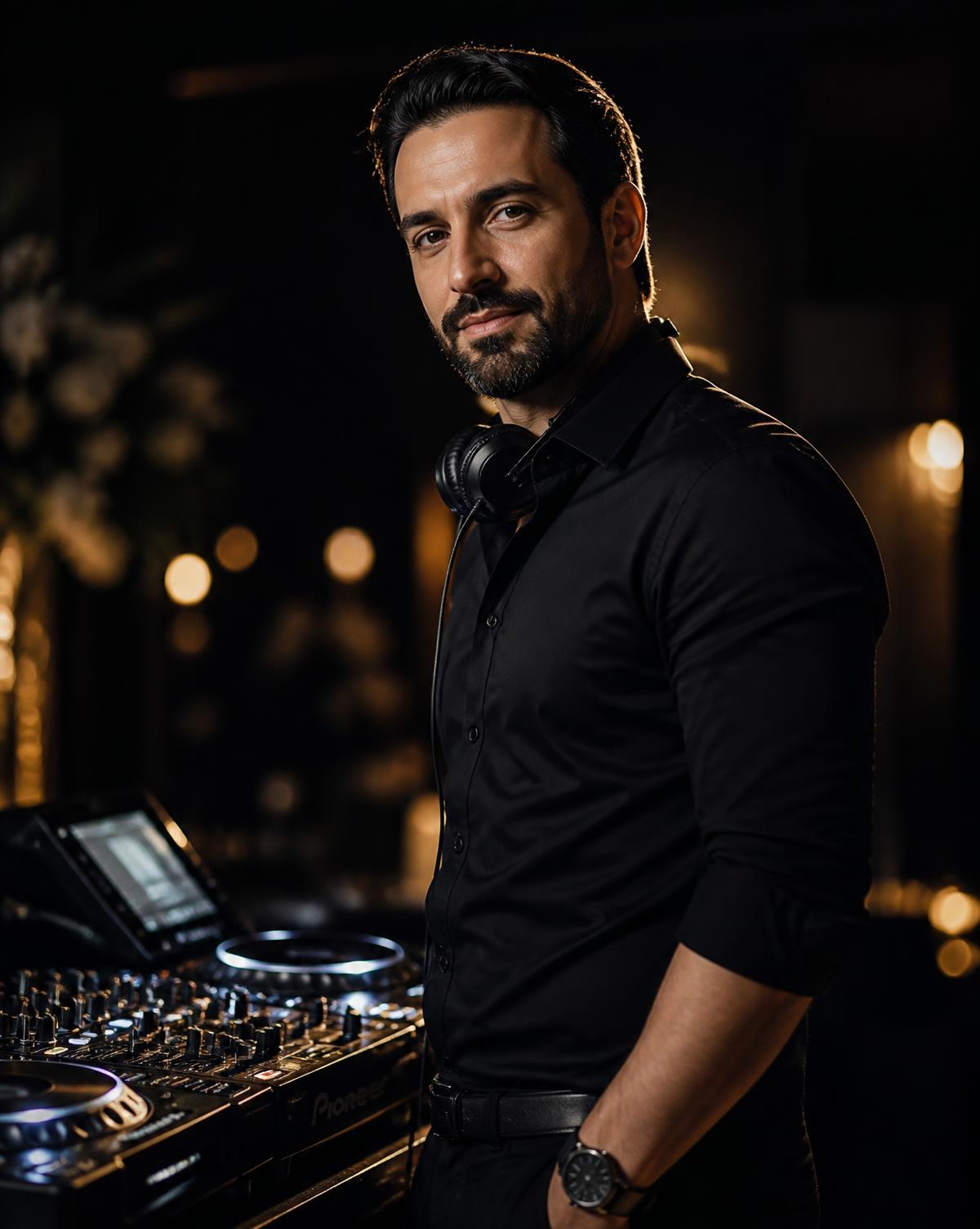 DJ Junior Ferreira durante um evento